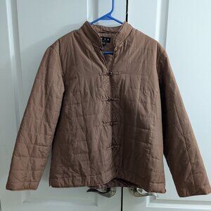 Women's Chinese Lightweight Quilted Jacket with Frog Buttons